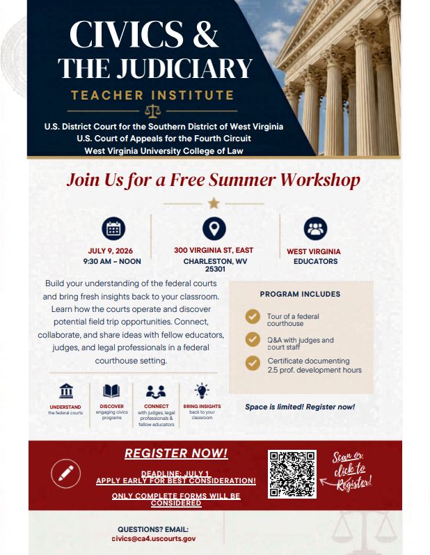 Teacher institute flyer.